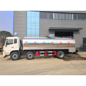 Dongfeng 304 stainless steel truck milk tank truck